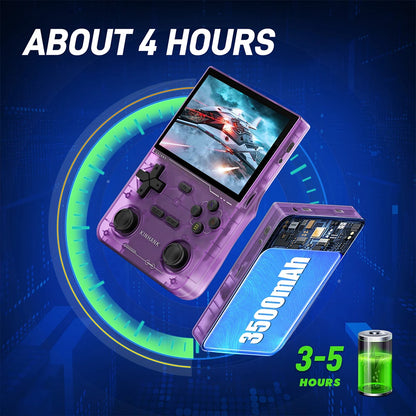 KINHANK K36 Retro Handheld Game Console 3.5 Inch IPS Screen 16000 Games Emulator