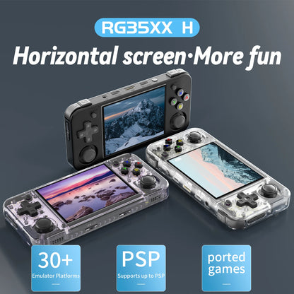 ANBERNIC RG35XX H Retro Handheld Game Console Linux 64-bit 3300mAh 5,000 Games HD Out WiFi Bluetooth