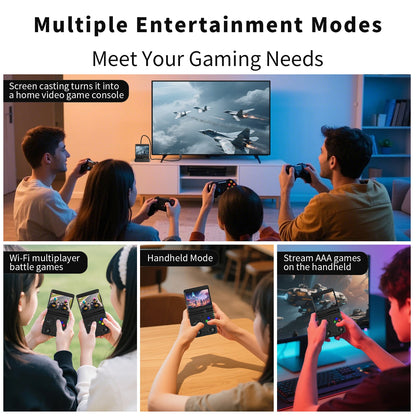 ANBERNIC RG34XXSP Flip Retro Handheld Game Console 3.4" IPS Linux 64-bit 256GB 5G WiFi