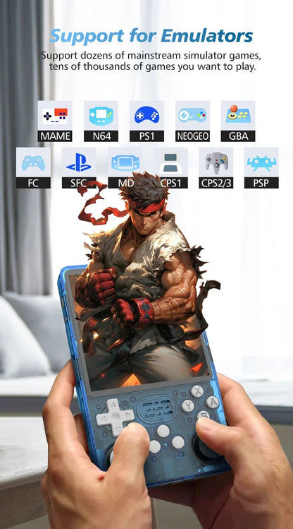 BOYHOM R36Plus Retro Handheld Game Console 4.0" IPS Linux WiFi 10+ Emulators