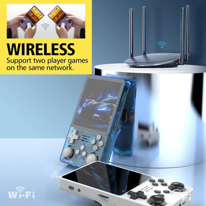 BOYHOM R36Plus Retro Handheld Game Console 4.0" IPS Linux WiFi 10+ Emulators