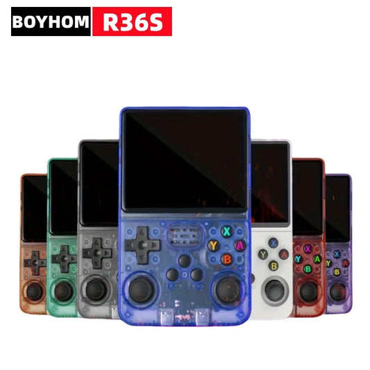 BOYHOM R36S Retro Handheld Game Console 3.5" IPS Linux 64GB/128GB Portable