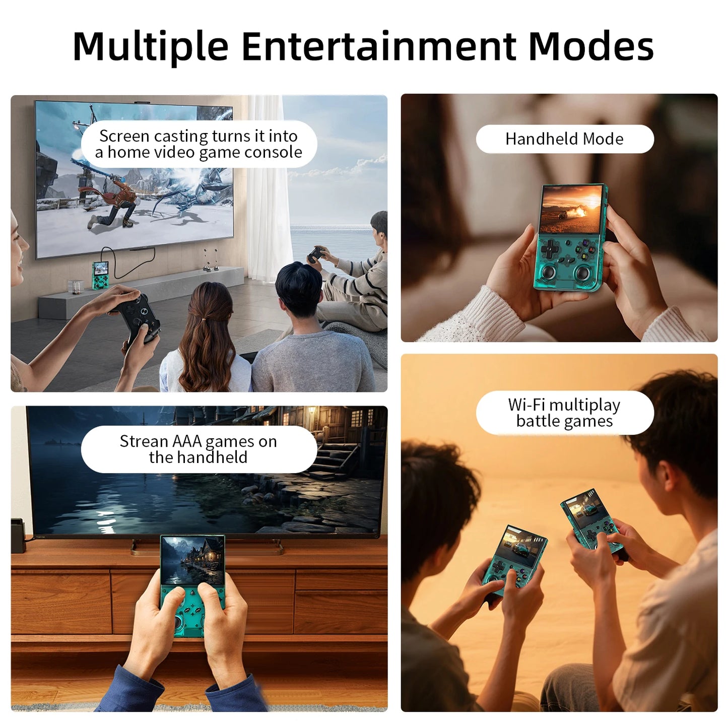 Anbernic RG 35XXPRO Retro Handheld Game Console 3.5" IPS Linux 64GB 5G WiFi 5,000 Games