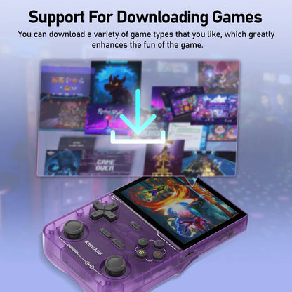 KINHANK K36 Retro Handheld Game Console 3.5 Inch IPS Screen 16,000 Games Emulator 3500mAh