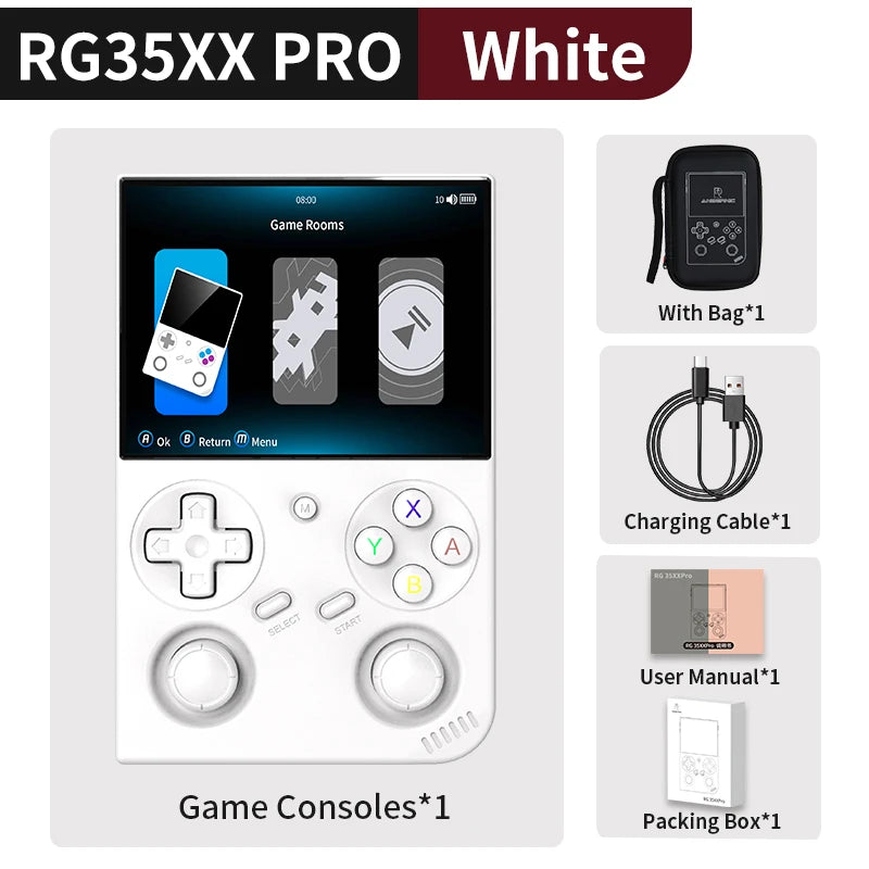 Anbernic RG35XX Pro Retro Handheld Console 3.5" IPS Linux 64-bit 3200mAh WiFi Gaming Player