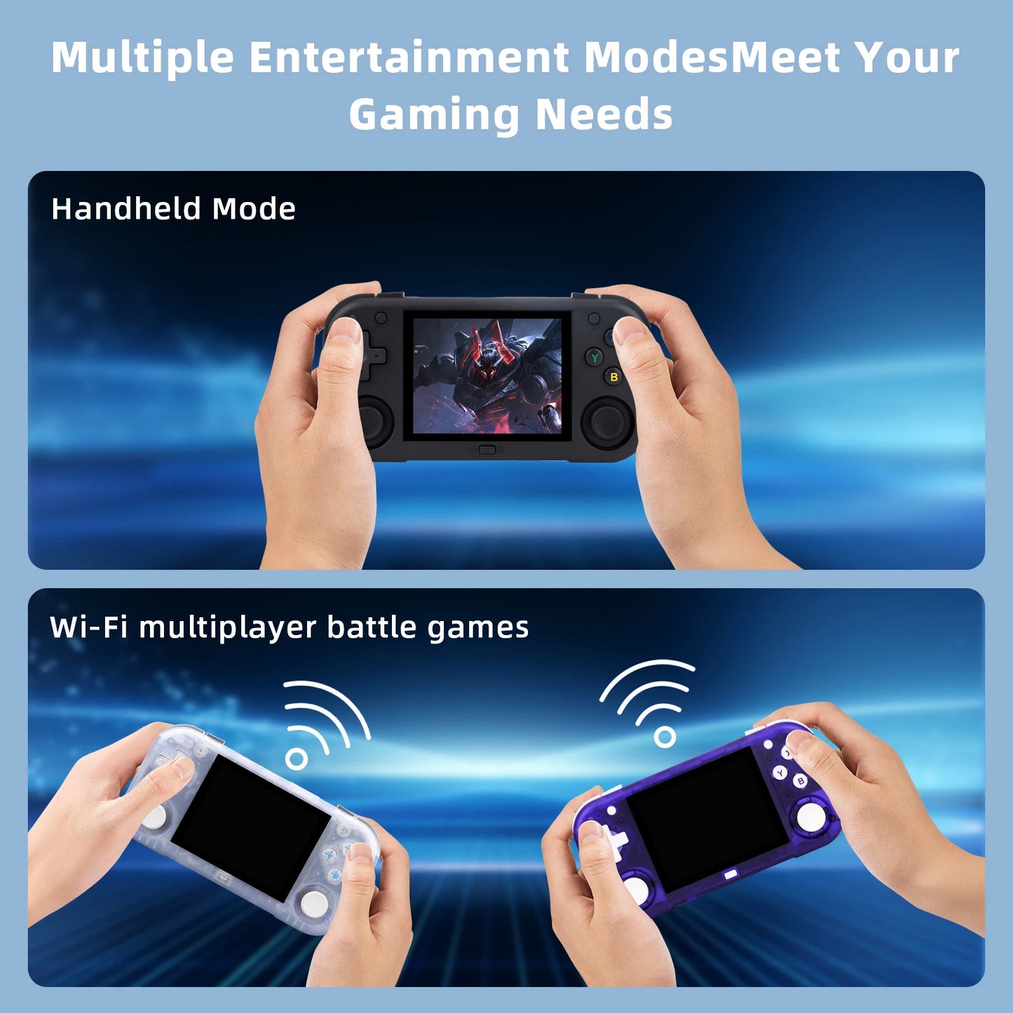Ampown Mini Zero 28 Handheld Game Console 2.8 Inch IPS Android WiFi