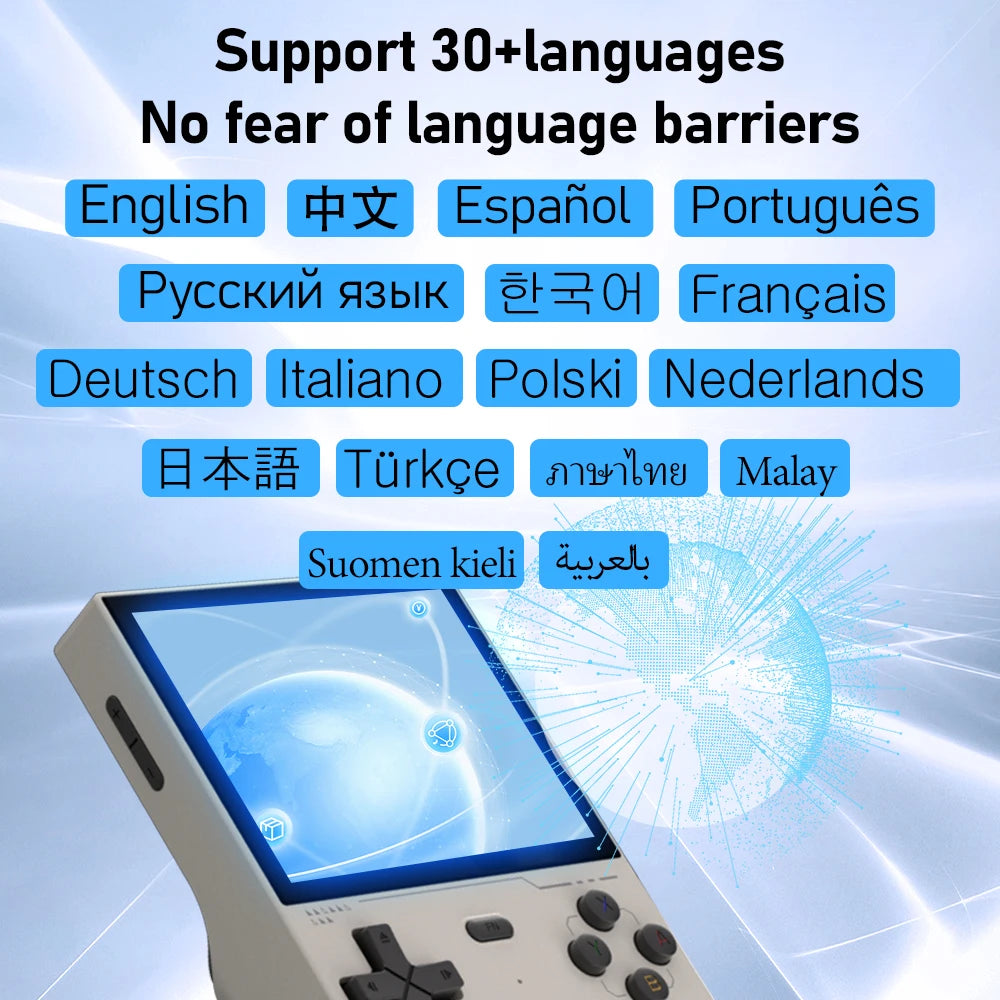 KINHANK K36 Open Source Retro Handheld Game Console 3.5 Inch IPS 16,000 Games Emulator