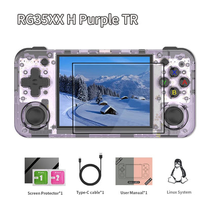 ANBERNIC RG35XX H Retro Handheld Game Console Linux 64-bit 3300mAh 5,000 Games HD Out WiFi Bluetooth