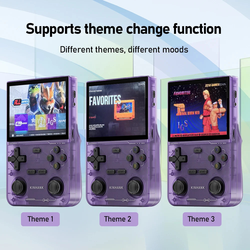 KINHANK K36 Open Source Retro Handheld Game Console 3.5 Inch IPS 16,000 Games Emulator