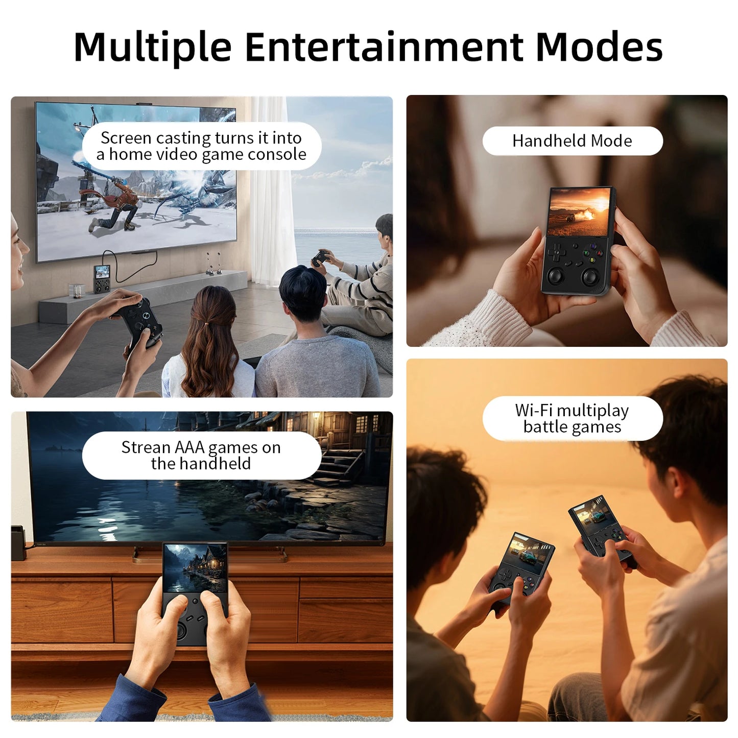 Anbernic RG 35XXPRO Retro Handheld Game Console 3.5" IPS Linux 64GB 5G WiFi 5,000 Games