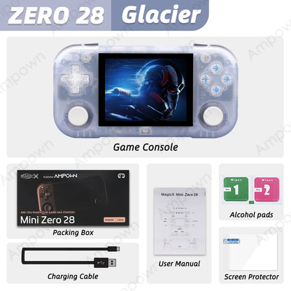 Ampown Mini Zero 28 Handheld Game Console 2.8 Inch IPS Android WiFi