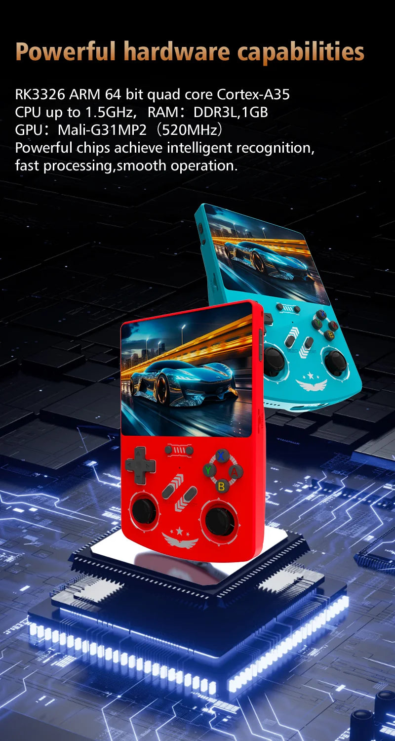 BOYHOM R40XX 4.2-Inch Retro Handheld Game Console Linux 4000mAh Portable Pocket Gaming