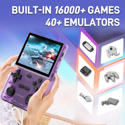 KINHANK K36 Retro Handheld Game Console 3.5 Inch IPS Screen 16,000 Games Emulator 3500mAh