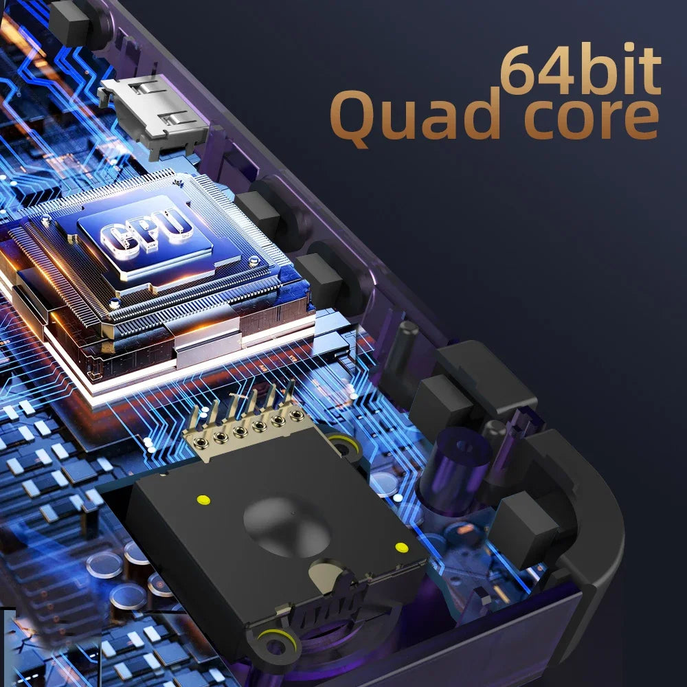 NEW BOYHOM R36H Retro Handheld Game Console 3.5" IPS RK3326 Linux 3000mAh 15,000 Games