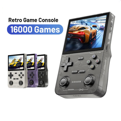 KINHANK K36 Retro Handheld Game Console 3.5 Inch IPS Screen 16,000 Games Emulator 3500mAh