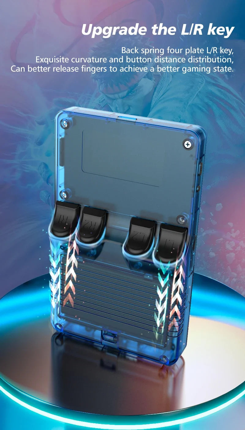 BOYHOM R36Plus Retro Handheld Game Console 4.0" IPS Linux WiFi 10+ Emulators