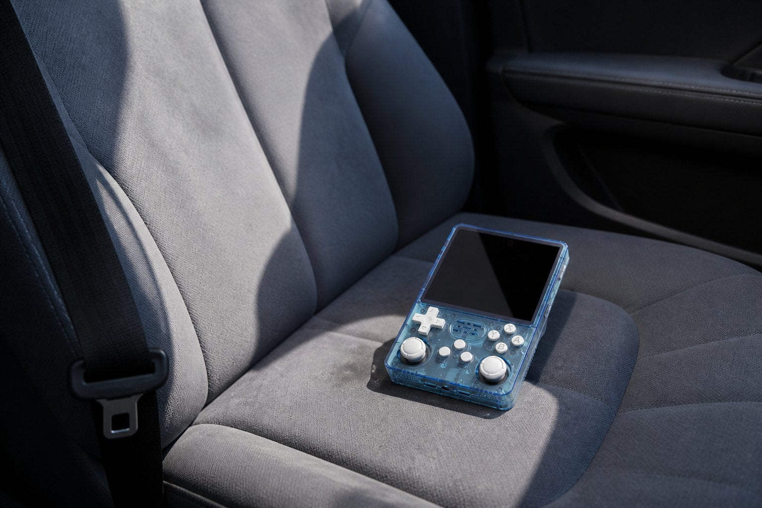 Clash Pocket on a passenger seat