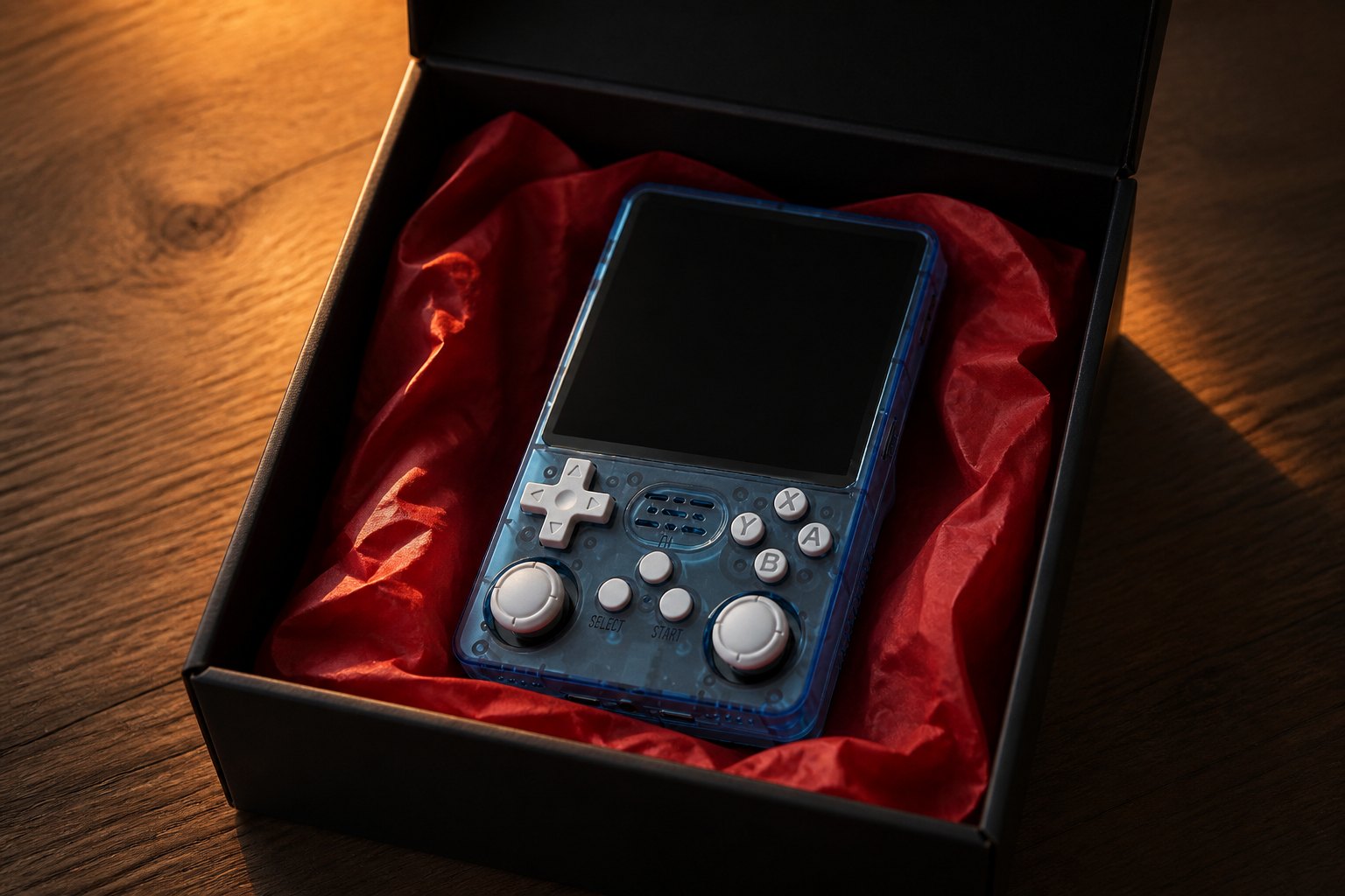 Clash Pocket in a gift box, ready to give